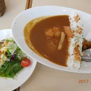 ダムカレーが食べられます。