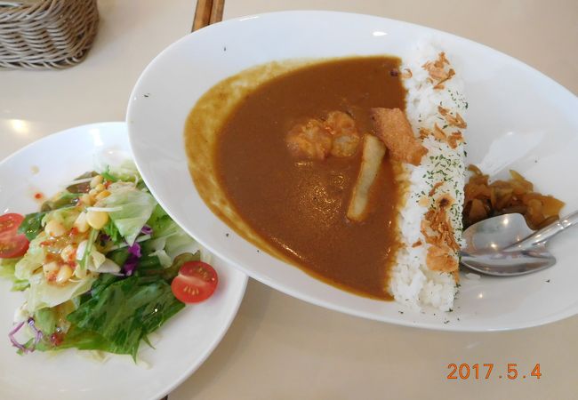 ダムカレーが食べられます。