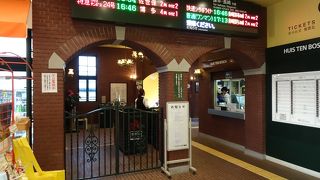 小さな可愛い駅舎でした。改装中