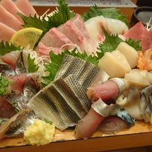 刺身盛り合わせ！