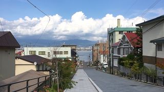 船魂神社に通じる坂