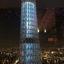 スカイツリーに手が届くよう