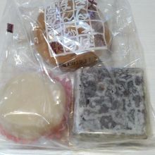 きんつば、きんつば饅頭、いちご大福