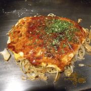 石見川本駅前の美味しいお好み焼き屋さん