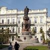 ロシア最強女帝と呼ばれた「エカテリーナ2世」像・オデッサの中心にある
