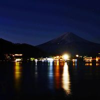 05:40の富士山　客室より