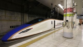 快適な列車で金沢へ