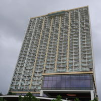 ビーチから見た外観