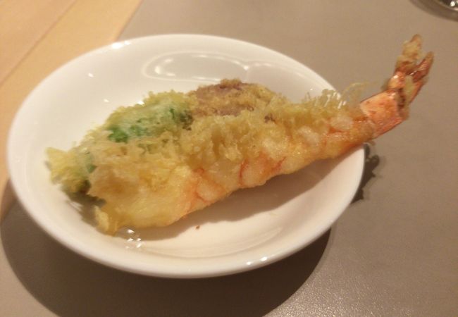 揚げたての天ぷらがよかった