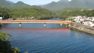 ふれあいパーク安房公園から見る安房川