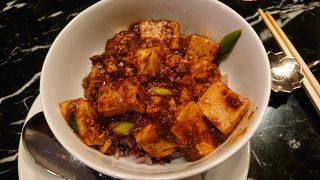 麻婆豆腐は好みの味。