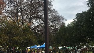 区民祭りで賑わっていた