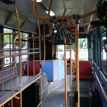 空港バスの車内の様子