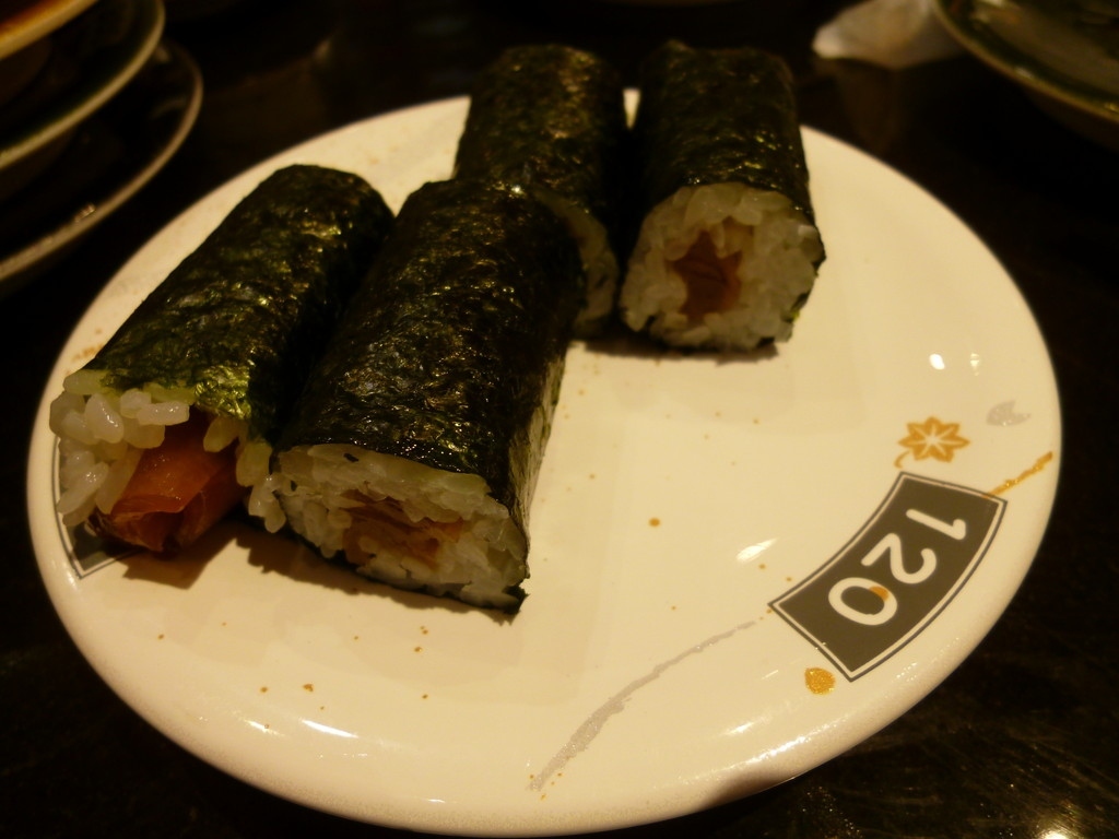 干瓢巻き、スシローとどっこい