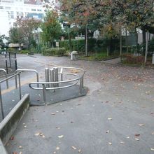 青山公園の規模は、大きくなく、この写真が、すべての範囲です。