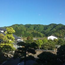 部屋からの眺望。