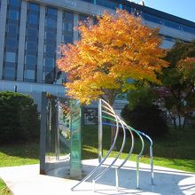 洞爺湖・湖畔の造形物