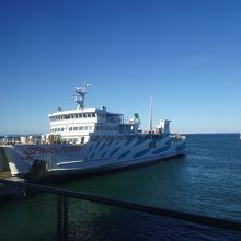 鳥羽行きのフェリー