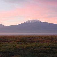 朝焼けとキリマンジャロ