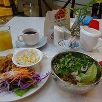 朝食、桂林米粉も