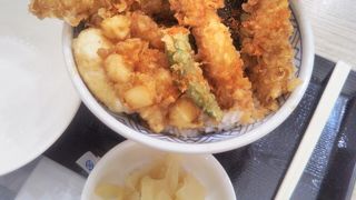 大人気の天麩羅を