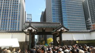 坂下門から大手門