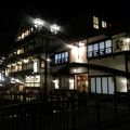 夜の銀山温泉