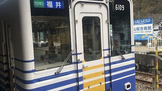 恐竜博物館に行く時に利用しました