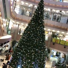 巨大なクリスマスツリー