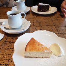 チーズケーキも美味しかったです！