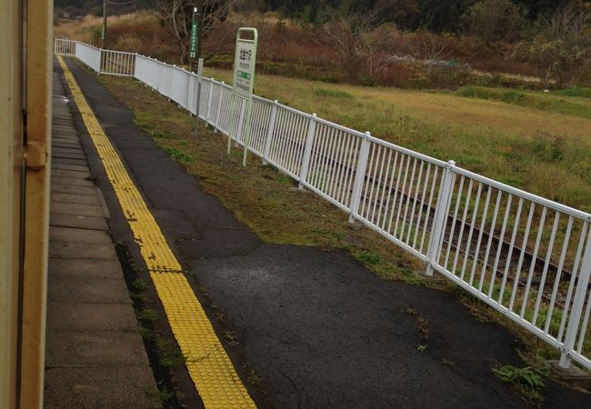 人家が多い駅です