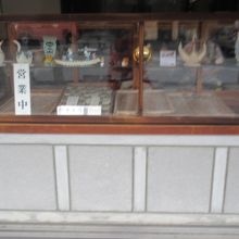 ガラスケースで