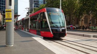 来年5月運行開始予定のライトレールの車輌が撮れた!