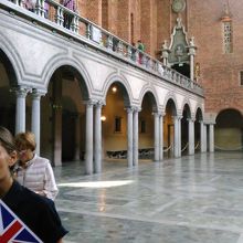 ここでノーベル賞受賞者の晩餐会が。