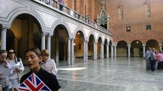 ノーベル賞晩餐会がここで！