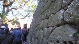 立派な石垣はあるが門跡の様子など何も分からなかったです