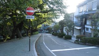 兼六園と金沢城の間