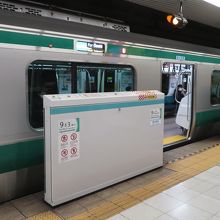 国際展示場前駅にて