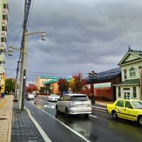 大雪地ビール館が道路の向かい