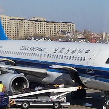 中国南方航空の飛行機