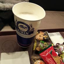 生ビールとおつまみ
