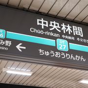 小田急線と田園都市線のある便利な駅