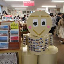 店内にもロールちゃん