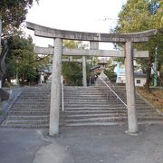 住宅街の神社