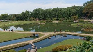 岡山後楽園の築山