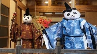 パンダがいる神社