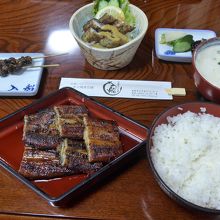 うなぎ定食・上