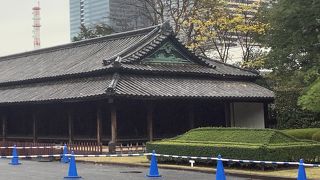 庭木の刈り込みが面白いです。