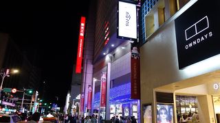 若者向けの店舗が多い印象