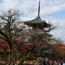 真正極楽寺、三重の塔